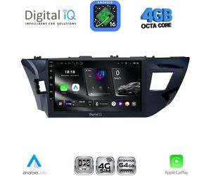 DIGITAL IQ RTG 6714MD_CPA (10inc) MULTIMEDIA TABLET for TOYOTA COROLLA mod. 2013-2016