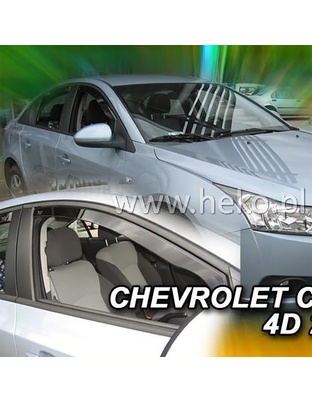 ΑΝΕΜΟΘΡΑΥΣΤΕΣ ΓΙΑ CHEVROLET CRUZE 4D SEDAN 2009-2016 / 5D HTB 2011-2016 / 5D WAGON 2012- ΖΕΥΓΑΡΙ ΑΠΟ ΕΥΚΑΜΠΤΟ ΦΙΜΕ ΠΛΑΣΤΙΚΟ HEKO - 2 ΤΕΜ.