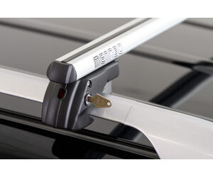 Menabo - Μπάρες Οροφής Αλουμινίου Sherman Silver 120 cm Ασημί για Acura TSX Sport Wagon 09/2010 > 05/2014 5πορτο Station Wagon με Raised Rails - 2 τεμ. (9590/MB)