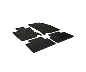 LAMPA - ΠΑΤΑΚΙΑ ΑΥΤΟΚΙΝΗΤΟΥ ΑΠΟ ΛΑΣΤΙΧΟ ΓΙΑ NISSAN QASHQAI 2014-2021+ ΣΕ ΜΑΥΡΟ ΧΡΩΜΑ ME ΚΟΥΜΠΩΜΑΤΑ - 4 ΤΕΜ.