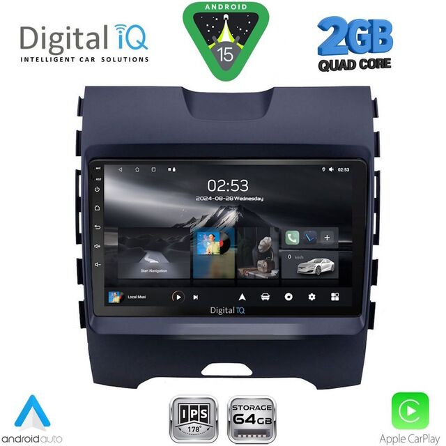 DIGITAL IQ RSD 1152_CPA (9inc) MULTIMEDIA TABLET for FORD EDGE  mod. 2015-2023