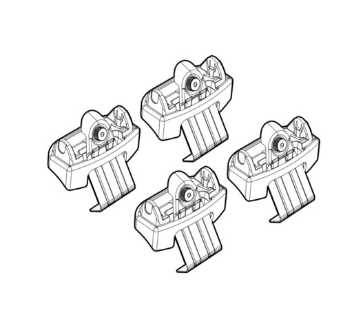 ΑΚΡΑ ΓΙΑ ΜΠΑΡΕΣ NORDRIVE ΓΙΑ HONDA ZR-V 08/2023+ - 4 Τεμ.