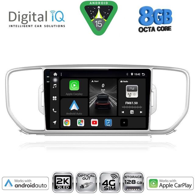 DIGITAL IQ BXK 20326_CPAA (9inc) MULTIMEDIA TABLET for KIA SPORTAGE mod. 2015-2018