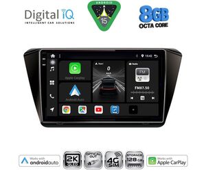 DIGITAL IQ BXK 20605_CPAA (10inc) MULTIMEDIA TABLET for SKODA SUPERB mod. 2015-2023