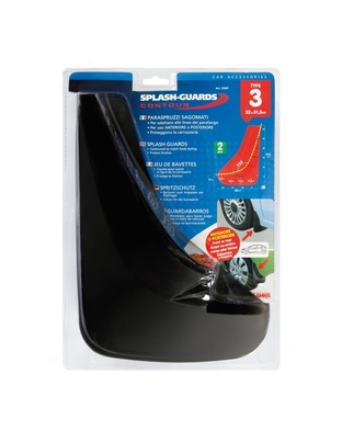 ΛΑΣΠΩΤΗΡΕΣ SPLASH-GUARDS CONTOUR 22x31,5cm TYPE-3 2ΤΕΜ.