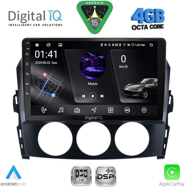 DIGITAL IQ RSG 6392_CPA (9inc) MULTIMEDIA TABLET for MAZDA MX5 mod. 2005-2015