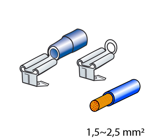 ΦΙΣΑΚΙΑ 6.3 x 0.8mm (40τμχ.)
