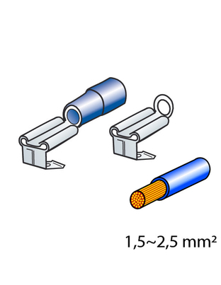 ΦΙΣΑΚΙΑ 6.3 x 0.8mm (40τμχ.)