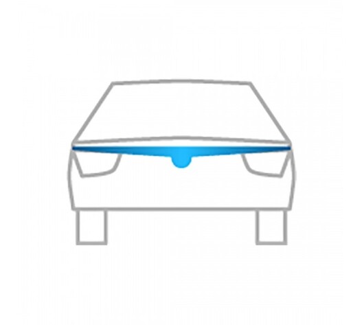 ΑΝΕΜΟΘΡΑΥΣΤΗΣ ΚΑΠΩ ΑΥΤΟΚΙΝΗΤΟΥ ΓΙΑ TOYOTA LAND CRUISER J120 5D 2003-2009 ΑΠΟ ΕΥΚΑΜΠΤΟ ΦΙΜΕ ΠΛΑΣΤΙΚΟ HEKO - 1 ΤΕΜ.