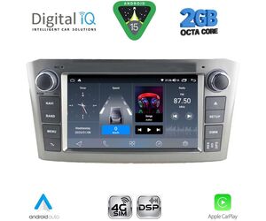 DIGITAL IQ BLF 325SL_CPA (7" DECK) MULTIMEDIA OEM for TOYOTA AVENSIS (T25) mod. 2003-2009 (SILVER)