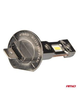 Amio - ΛΑΜΠΕΣ LED H1 12V 60W 6.000K 5.600lm +400% CAN-BUS HYBRID SERIES - 2 τεμ. (04112/AM)