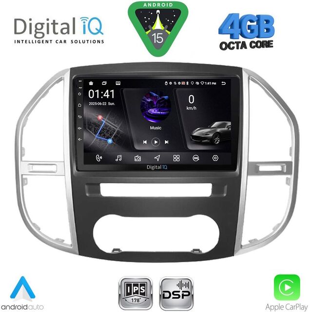 DIGITAL IQ RSG 6429_CPA (10inc) MULTIMEDIA TABLET for MERCEDES VITO – VIANO  (W447) mod. 2015-2024