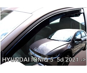 ΑΝΕΜΟΘΡΑΥΣΤΕΣ ΓΙΑ HYUNDAI IONIQ 5D 2020+ ? ΖΕΥΓΑΡΙ ΑΠΟ ΕΥΚΑΜΠΤΟ ΦΙΜΕ ΠΛΑΣΤΙΚΟ HEKO - 2 ΤΕΜ.