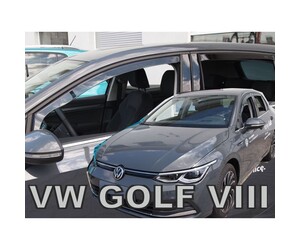 ΑΝΕΜΟΘΡΑΥΣΤΕΣ ΓΙΑ VW GOLF 8 5D 2020+ ΣΕΤ ΑΥΤΟΚΙΝΗΤΟΥ ΑΠΟ ΕΥΚΑΜΠΤΟ ΦΙΜΕ ΠΛΑΣΤΙΚΟ HEKO - 4 ΤΕΜ.