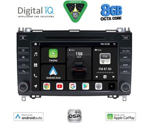 DIGITAL IQ BXF 768_CPAA (8'' DVD) MULTIMEDIA SYSTEM for MERCEDES A – B – SPRINTER – VITO – VIANO mod. 2007-2019