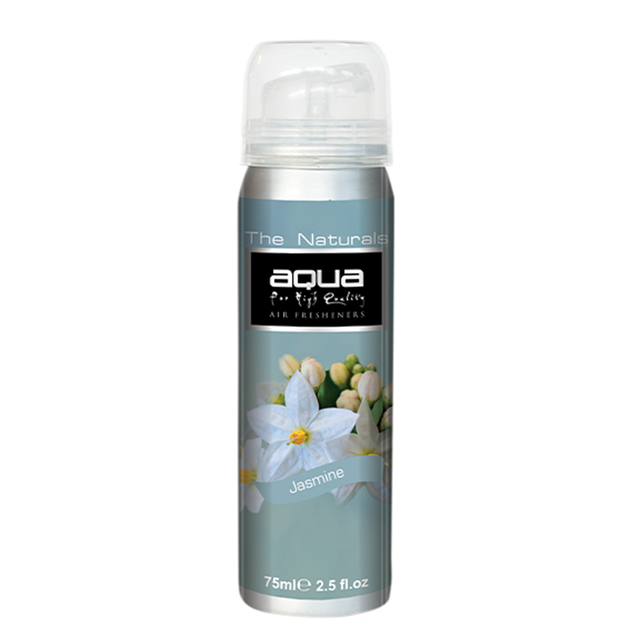 Aqua - ΑΡΩΜΑΤΙΚΟ ΑΥΤΟΚΙΝΗΤΟΥ ΣΕ ΣΠΡΕΙ (SPRAY) ΜΕ ΑΡΩΜΑ ΓΙΑΣΕΜΙ (JASMINE FLOWER) FLOWERS SERIES 75ml AQUA - 1 TEM. (10-202/AQ)