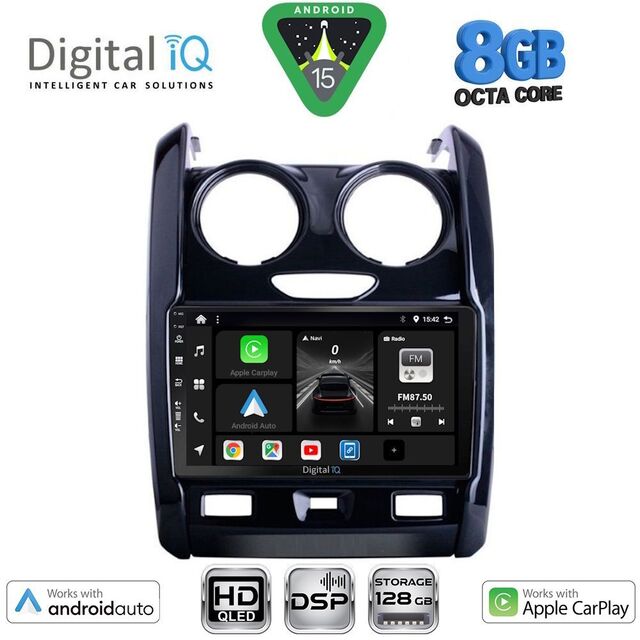 DIGITAL IQ BXF 18103_CPAA (9inc) MULTIMEDIA TABLET for DACIA DUSTER mod. 2012-2019