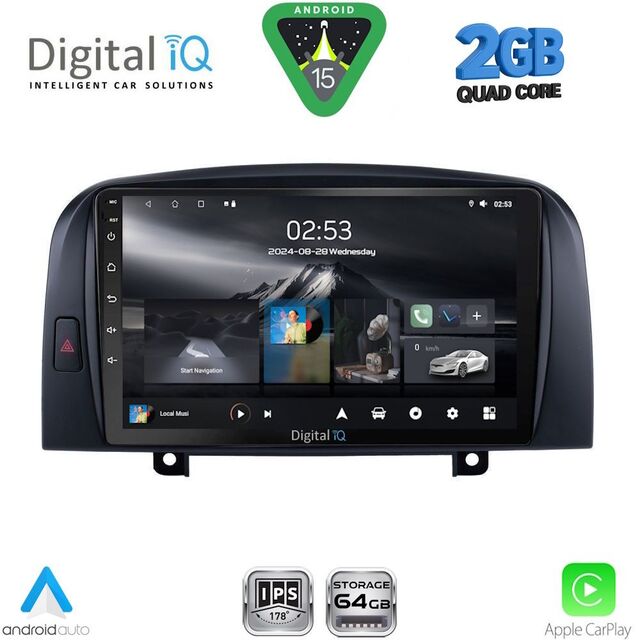 DIGITAL IQ RSD 1248_CPA (9inc) MULTIMEDIA TABLET for HYUNDAI  SONATA mod. 2006-2009
