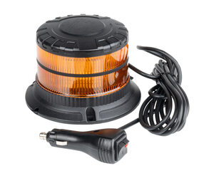 Amio - ΦΑΡΟΣ HEAVY DUTY W29M 12/24V ΠΟΡΤΟΚΑΛΙ 16LED ΜΑΓΝΗΤΙΚΟΣ/ΒΙΔΩΤΟΣ ΜΕ ΦΙΣ ΑΝΑΠΤΗΡΑ Υ103mm Φ110mm - 1 τεμ. (04110/AM)
