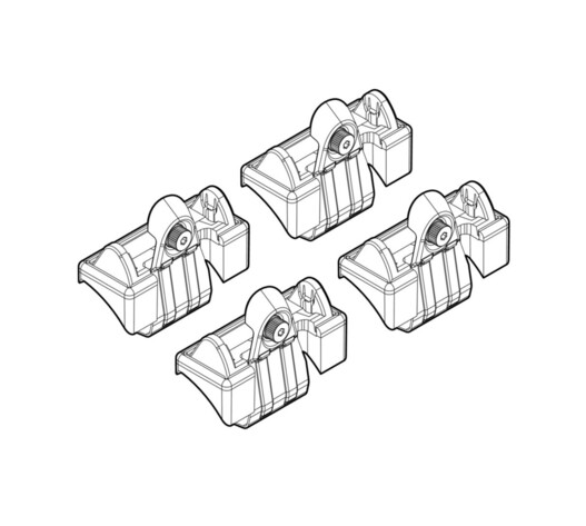ΑΚΡΑ ΓΙΑ ΜΠΑΡΕΣ NORDRIVE ΓΙΑ OPEL MERIVA 04/03-04/10 KIT