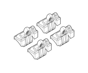 ΑΚΡΑ ΓΙΑ ΜΠΑΡΕΣ NORDRIVE ΓΙΑ OPEL MERIVA 04/03-04/10 KIT
