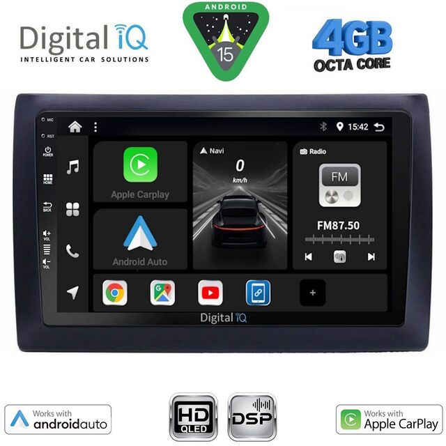 DIGITAL IQ BXF 16145_CPAA (9inc) MULTIMEDIA TABLET for FIAT STILO mod. 2001-2007