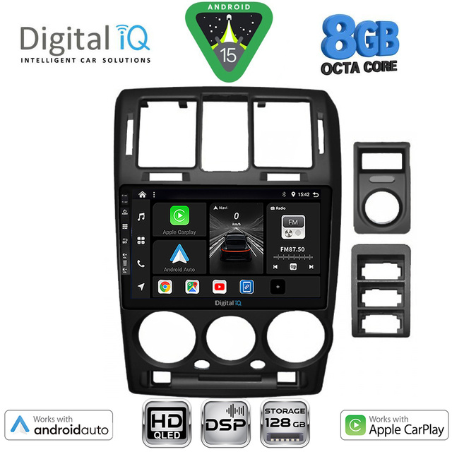 DIGITAL IQ BXF 18222BL_CPAA (9inc) MULTIMEDIA TABLET for HYUNDAI GETZ mod. 2002-2011 (BLACK)