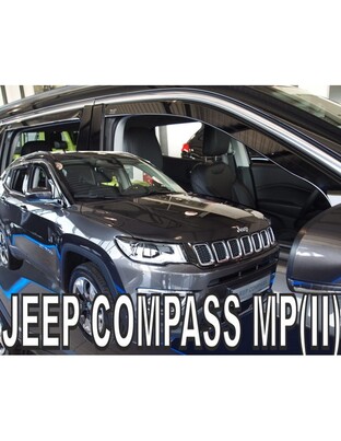 ΑΝΕΜΟΘΡΑΥΣΤΕΣ ΓΙΑ JEEP COMPASS MP 5D 2017+ ΣΕΤ ΑΥΤΟΚΙΝΗΤΟΥ ΑΠΟ ΕΥΚΑΜΠΤΟ ΦΙΜΕ ΠΛΑΣΤΙΚΟ HEKO - 4 ΤΕΜ.