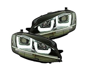 ΦΑΝΑΡΙΑ ΓΙΑ VW GOLF 7 3D/5D 2012+ TUBELIGHT CHROME - 2 ΤΕΜ.