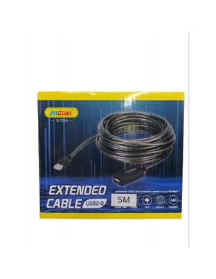ΕΠΕΚΤΑΣΗ ΚΑΛΩΔΙΟΥ USB 2.0 5m ANDOWL Q-T05A