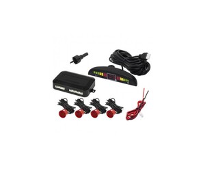 ΣΥΣΤΗΜΑ PARKTRONIC ΚΟΚΚΙΝΟ ΜΕΤΑΛΛΙΚΟ ΜΕ 4 ΑΙΣΘΗΤΗΡΕΣ ΚΑΙ ΟΘΟΝΗ QW2018