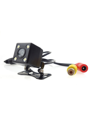 Amio - Universal Κάμερα Οπισθοπορείας HD-315 με 4 LED και Μεταλλική Βάση Στήριξης τάση λειτουργίας 12V για Επιβατικά Αυτοκίνητα - 1 τεμ. (01015/AM)