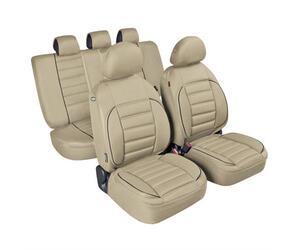 Καλύμματα Καθισμάτων DE-LUXE SPORT EDITION Υφασμα JACQUARD Σετ 4τεμ. Μπεζ