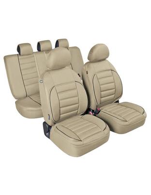 Καλύμματα Καθισμάτων DE-LUXE SPORT EDITION Υφασμα JACQUARD Σετ 4τεμ. Μπεζ