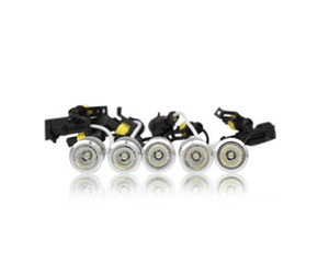 Πρόσθετο DAYLINE  Διεθνή 10LED (2  σειρές X5 LED) HP 12V Ασημί χωρίς πλαίσιο