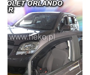 ΑΝΕΜΟΘΡΑΥΣΤΕΣ ΓΙΑ CHEVROLET ORLANDO 5D 2011-2015 ΖΕΥΓΑΡΙ ΑΠΟ ΕΥΚΑΜΠΤΟ ΦΙΜΕ ΠΛΑΣΤΙΚΟ HEKO - 2 ΤΕΜ.