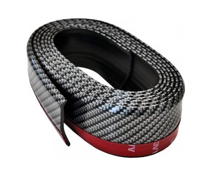 ΔΙΑΚΟΣΜΗΤΙΚΟ SPOILER ΠΡΟΦΥΛΑΚΤΗΡΑ LIP-SPLITTER 20+30+8mm 250cm ΛΑΣΤΙΧΕΝΙΟ CARBON