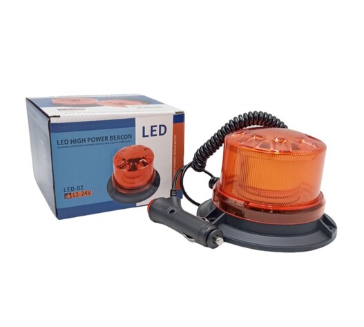LED ΜΑΓΝΗΤΙΚΟΣ ΦΑΡΟΣ ΠΟΡΤΟΚΑΛΙ 12/24V JN-03162