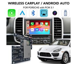 DIGITAL IQ PR 013W_CPA (WIRELESS CARPLAY / ANDROID AUTO BOX with 2 CAMERA IN for PORSCHE mod. 2010-2016 with PCM 3.1)