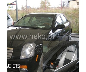 ΑΝΕΜΟΘΡΑΥΣΤΕΣ ΓΙΑ CADILLAC CTS 4D 2003-2007 ΖΕΥΓΑΡΙ ΑΠΟ ΕΥΚΑΜΠΤΟ ΦΙΜΕ ΠΛΑΣΤΙΚΟ HEKO - 2 ΤΕΜ.