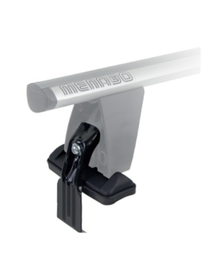 MENABO DLKIT90G KIT TYPE G ΑΚΡΑ (ΠΟΔΙΑ) ΓΙΑ ΜΠΑΡΕΣ ΟΡΟΦΗΣ DELTA BLACK / SILVER - 1 ΣΕΤ (16010/MB)