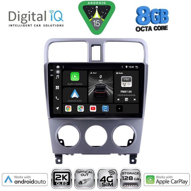 DIGITAL IQ BXK 20661_CPAA (9inc) MULTIMEDIA TABLET for SUBARU FORESTER  mod. 2002-2008