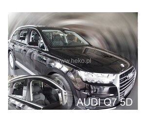 ΑΝΕΜΟΘΡΑΥΣΤΕΣ ΓΙΑ AUDI Q7 5D 2015+  ΣΕΤ ΑΥΤΟΚΙΝΗΤΟΥ ΑΠΟ ΕΥΚΑΜΠΤΟ ΦΙΜΕ ΠΛΑΣΤΙΚΟ HEKO - 4 ΤΕΜ.