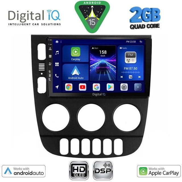 DIGITAL IQ BXC 3413_CPAA (9inc) MULTIMEDIA TABLET for MERCEDES ML (W163) mod. 2002-2005