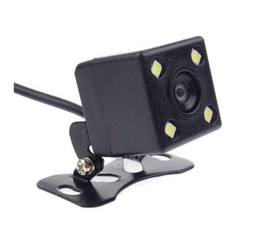 Amio - Universal Κάμερα Οπισθοπορείας HD-315 με 4 LED και Μεταλλική Βάση Στήριξης τάση λειτουργίας 12V για Επιβατικά Αυτοκίνητα - 1 τεμ. (01015/AM)