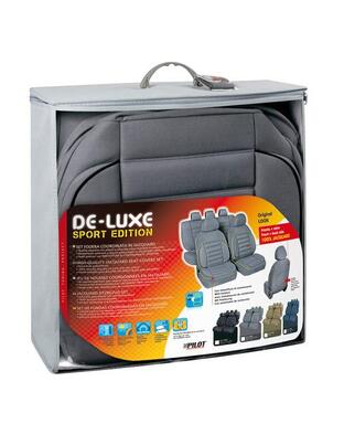 Καλύμματα Καθισμάτων DE-LUXE SPORT EDITION Υφασμα JACQUARD Σετ 4τεμ. Γκρι