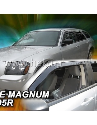 ΑΝΕΜΟΘΡΑΥΣΤΕΣ ΓΙΑ DODGE MAGNUM 5D 2005-2008 ΖΕΥΓΑΡΙ ΑΠΟ ΕΥΚΑΜΠΤΟ ΦΙΜΕ ΠΛΑΣΤΙΚΟ HEKO - 2 ΤΕΜ.