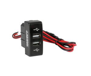 MERCEDES ACTROS MP3 08-13 ΑΝΤΑΠΤΟΡΑΣ ΔΙΠΛΟΣ USB 12/24V 3A ΜΕ ΚΑΛΩΔΙΟ 15cm