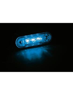 ΦΩΣ ΟΓΚΟΥ ΦΟΡΤΗΓΟΥ 24V 3LED 80x22mm ΜΠΛΕ 1ΤΕΜ