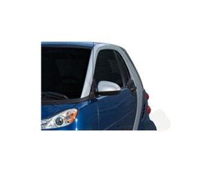 ΚΑΠΑΚΙΑ ΚΑΘΡΕΠΤΩΝ ΓΙΑ MERCEDES SMART CITYCAR W451 2007-2014 ΧΡΩΜΙΟΥ 2 ΤΕΜ. ΜΕΤΑΛΛΙΚΑ
